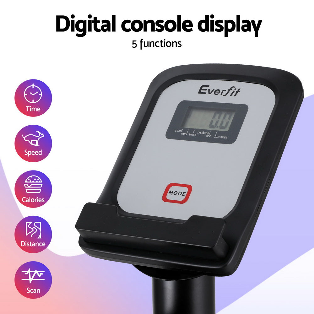 Everfit Under Desk Exercise Bike Magnetic Resistance Cardio workouts 120kg Capacity - YDS.com.au