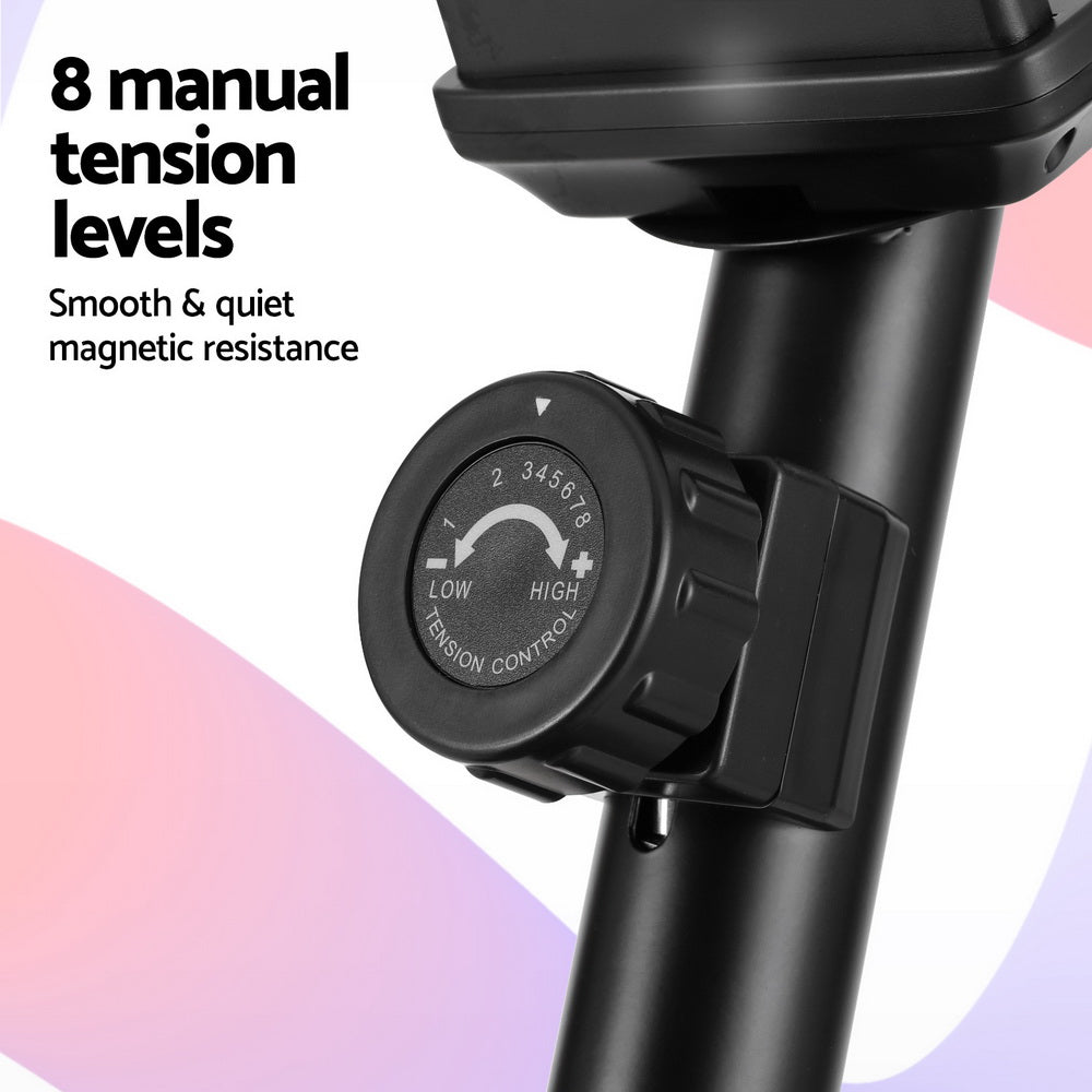 Everfit Under Desk Exercise Bike Magnetic Resistance Cardio workouts 120kg Capacity - YDS.com.au