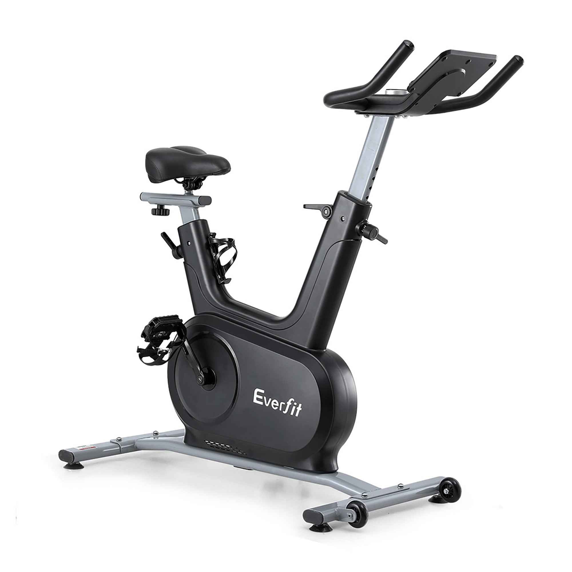 Everfit Exercise Bike Spin Bike Electromagnetic Smart Home Fitness 24-Level Resistance 120kg Bluetooth