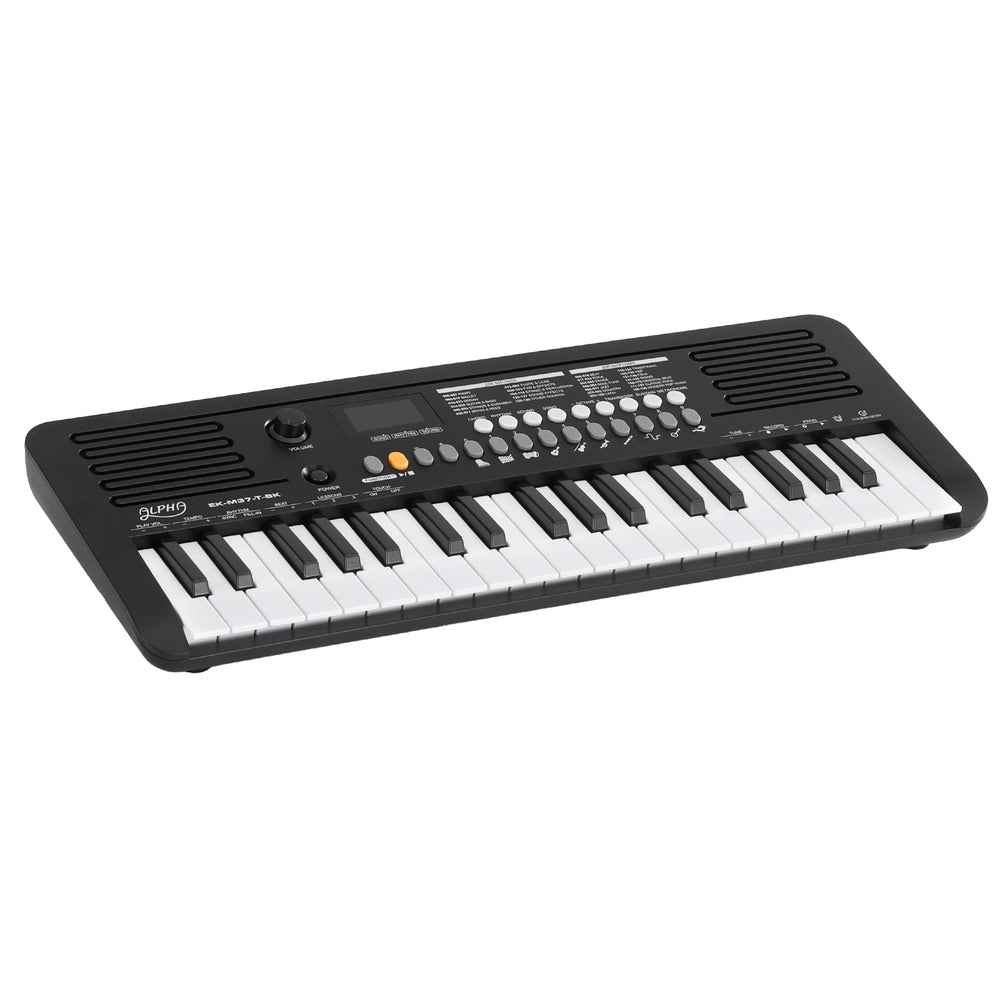 Alpha 37-Key Digital Piano Keyboard Electric Black