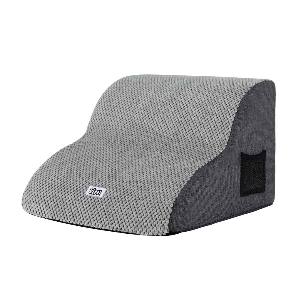 i.Pet Dog Ramp 2 Steps For Small Dogs Bed Sofa Car Foam Non-Slip Pet Cat Stairs