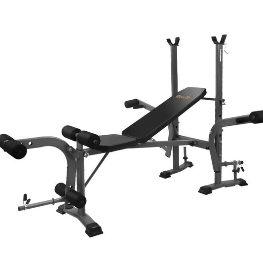 Banco de pesas Everfit 8 en 1, banco de prensa ajustable, estación de gimnasio para el hogar, 200 kg