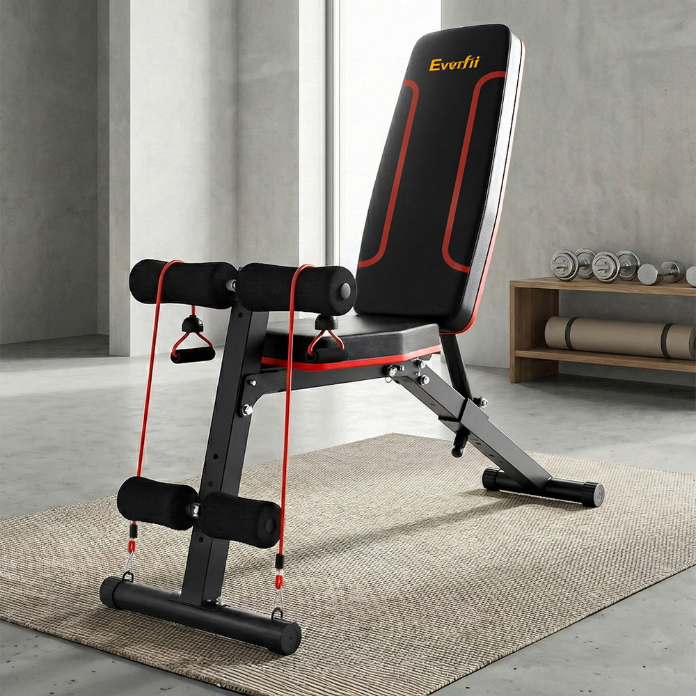 Banco de pesas Everfit ajustable FID Banco de prensa para gimnasio en casa Capacidad de 150 kg