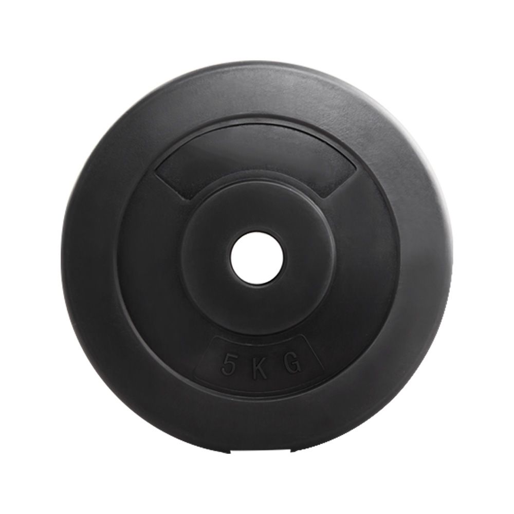 Discos de pesas Everfit estándar 2X 5 kg Discos de pesas con barra para levantamiento de pesas