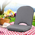 Artiss Floor Lounge Sofa Camping Chair Grey - YDS.com.au