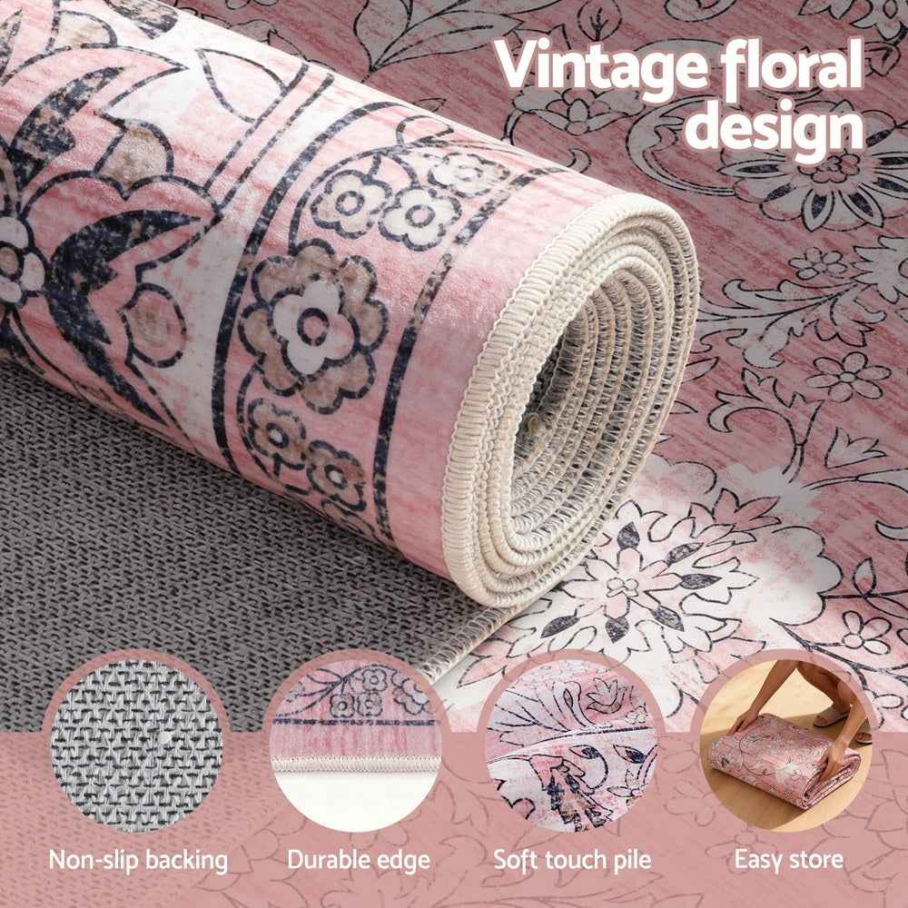 Artiss Floor Rug 160X230cm Large Washable Area Rug Vintage Living Room Carpet
