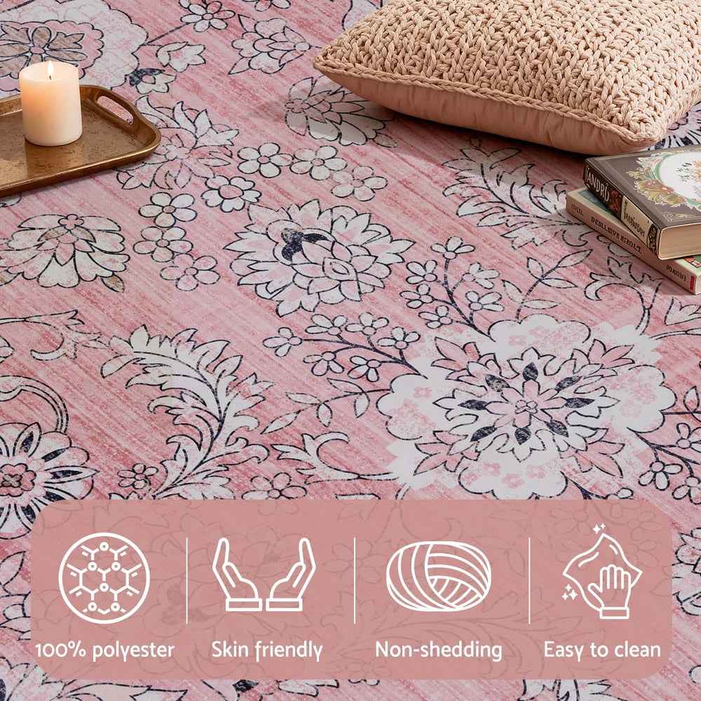 Artiss Floor Rug 240X340cm Large Washable Area Rug Vintage Living Room Carpet