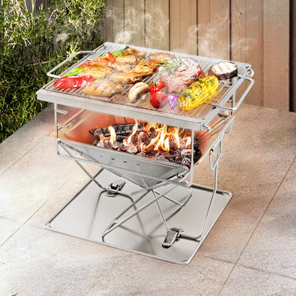 Parrilla para barbacoa Grillz Fire Pit con bolsa de transporte para acampar