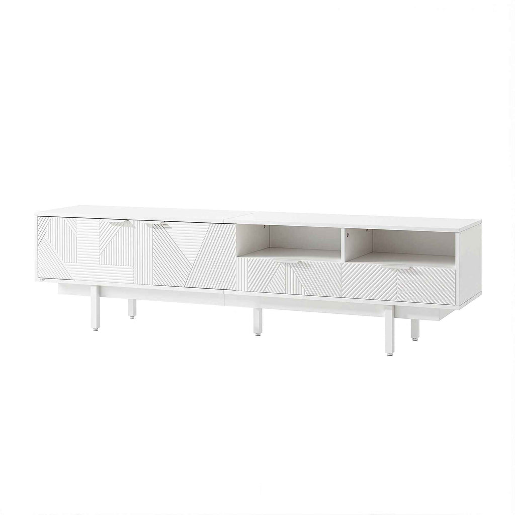 Artiss TV Unit Entertainment Unit Storage Cabinet Drawer 200cm White