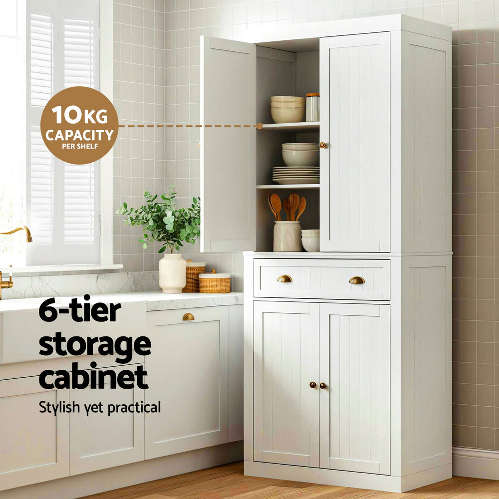 Aparador tipo buffet Artiss, color blanco