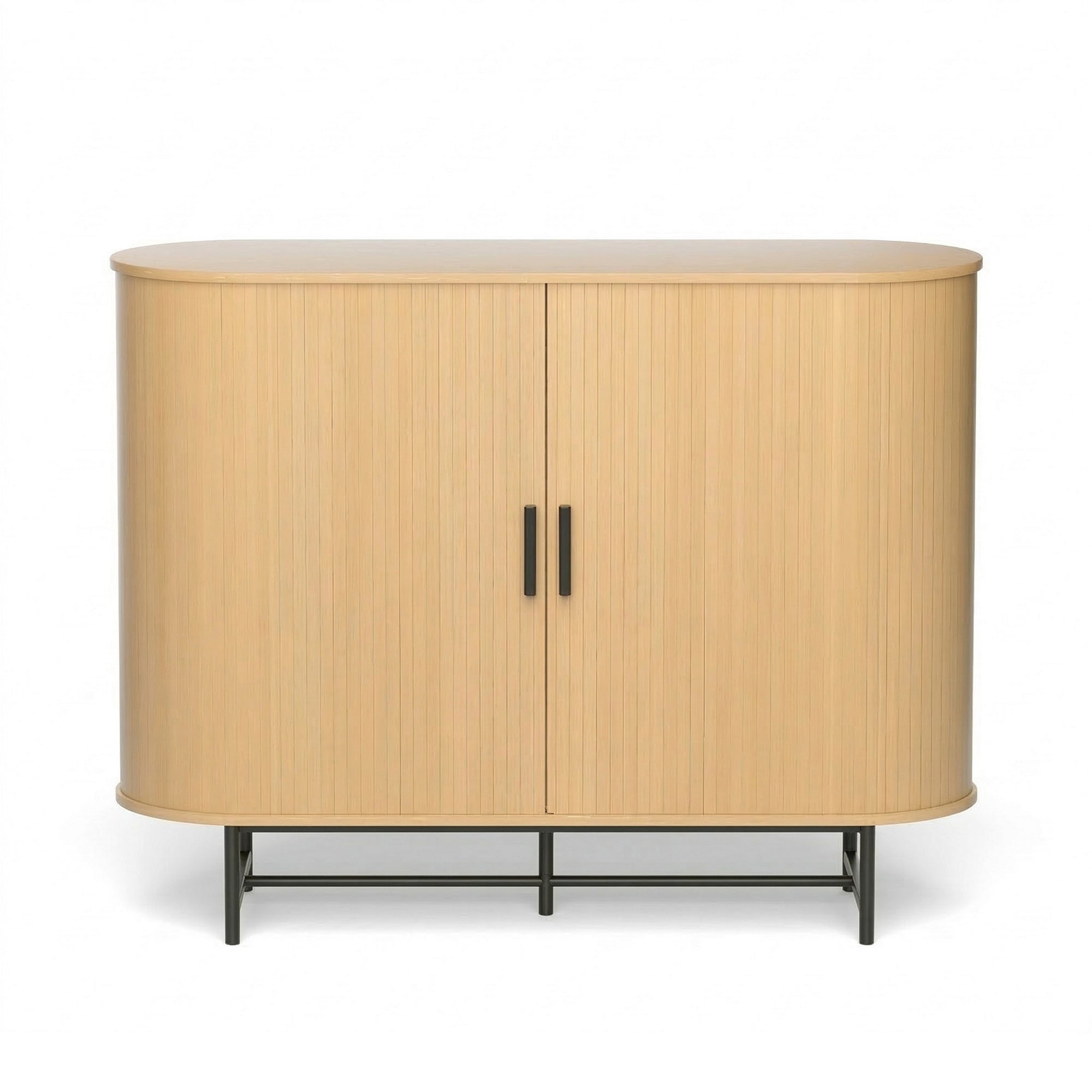 Aparador tipo buffet Artiss con puertas corredizas, armario de almacenamiento para despensa, roble PIIA