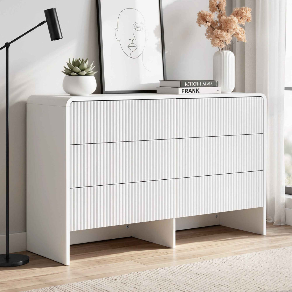 Artiss 6 Chest of Drawers Dresser Cabinet White