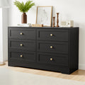 Artiss 6 Chest of Drawers Tallboy Cabinet - LEIF Black