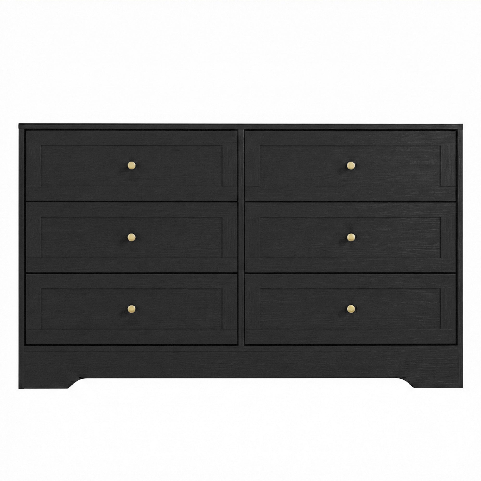 Artiss 6 Chest of Drawers Tallboy Cabinet - LEIF Black