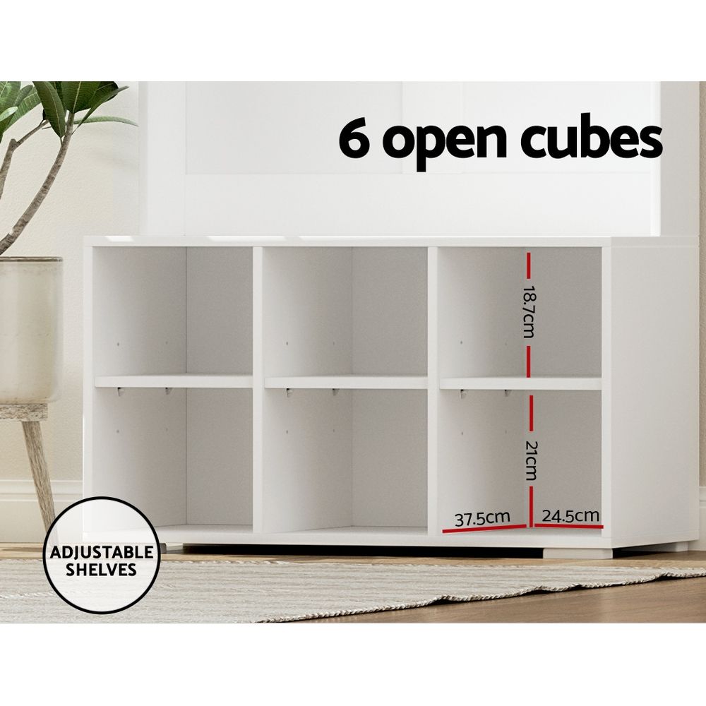 Zapatero Artiss Mueble recibidor Perchero 180CM Blanco