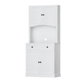 Artiss Buffet Sideboard Hutch Cabinet - BEINI White