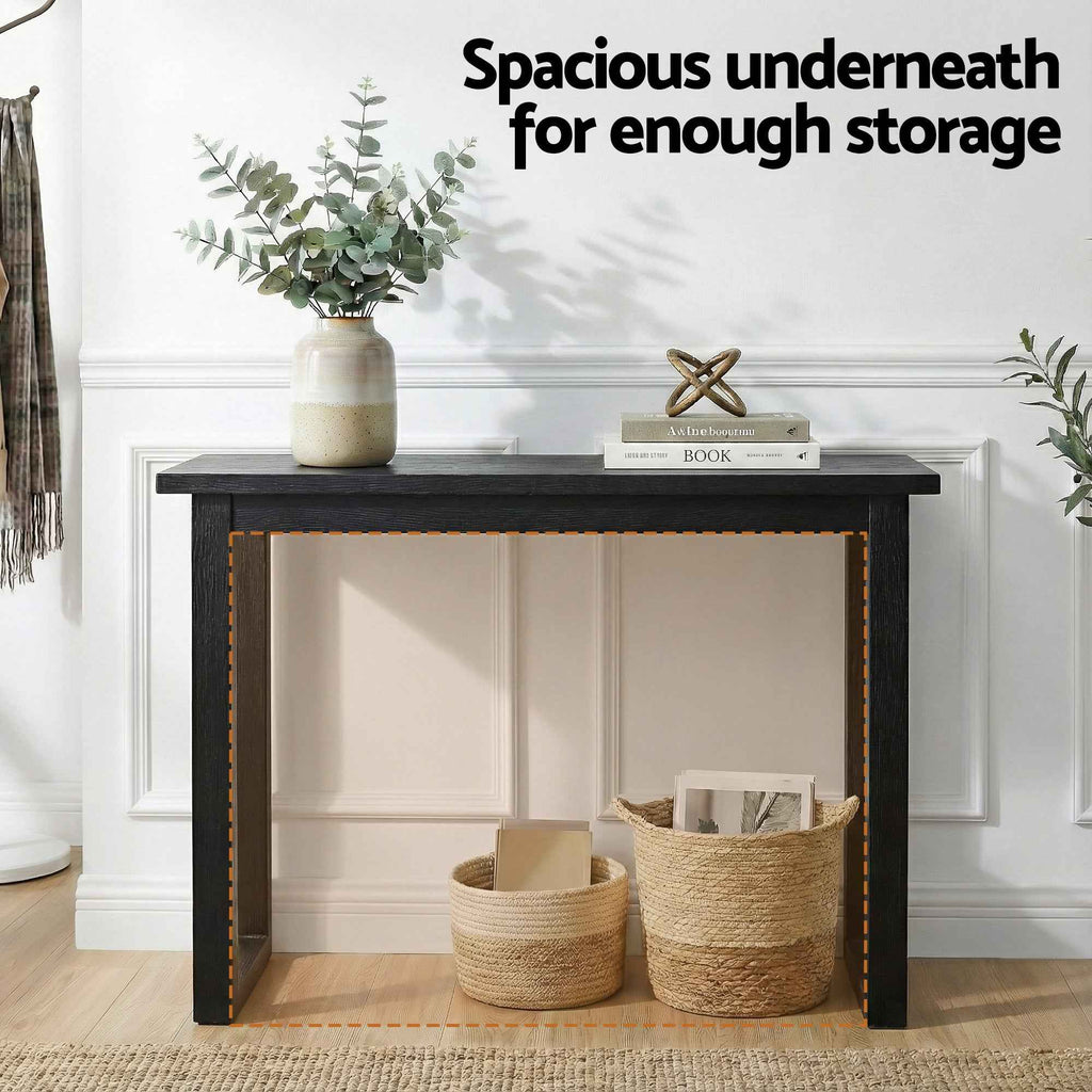 Artiss Console Table 110CM Black