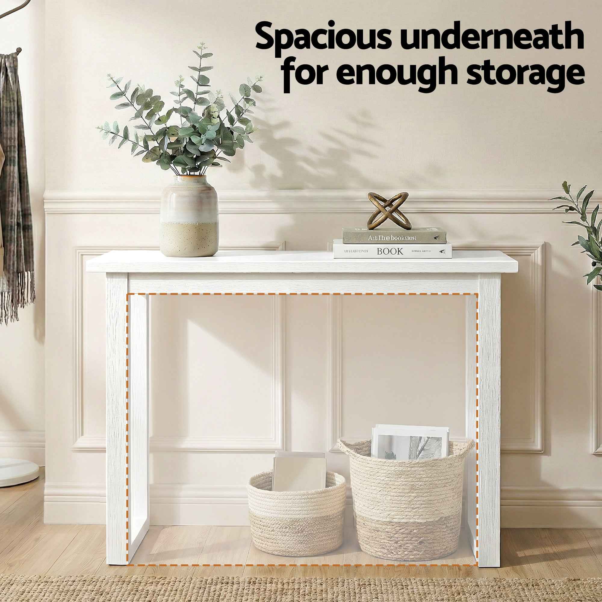 Artiss Console Table 110CM White