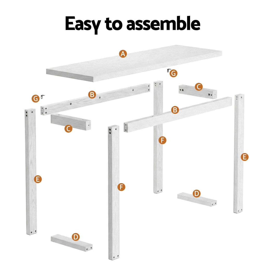 Artiss Console Table 110CM White