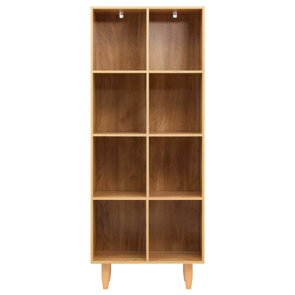 Artiss Bookshelf Bookcase 4 Tiers LEOR Pine