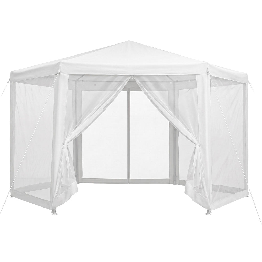Instahut Gazebo?2x2m Marquee Wedding Party Tent Outdoor Camping Mesh Wall Canopy Shade Gazebos Navy