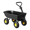 Gardeon Garden Cart Dump Utility Wagon 270kg 2in1 Handle Tractor Trolley 110L with 10in Tyres