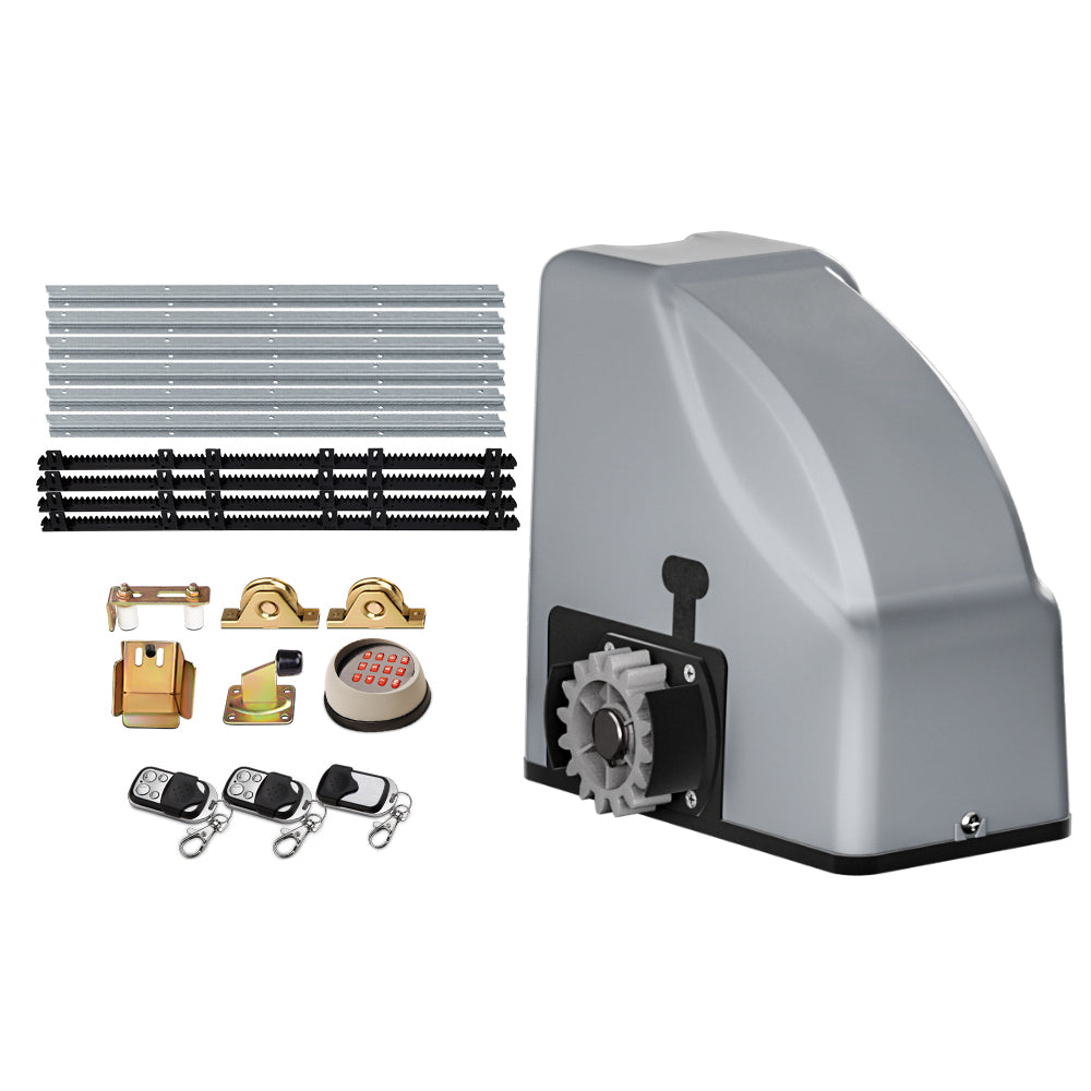 LockMaster Electric Sliding Gate Opener 800KG Keypad 4M