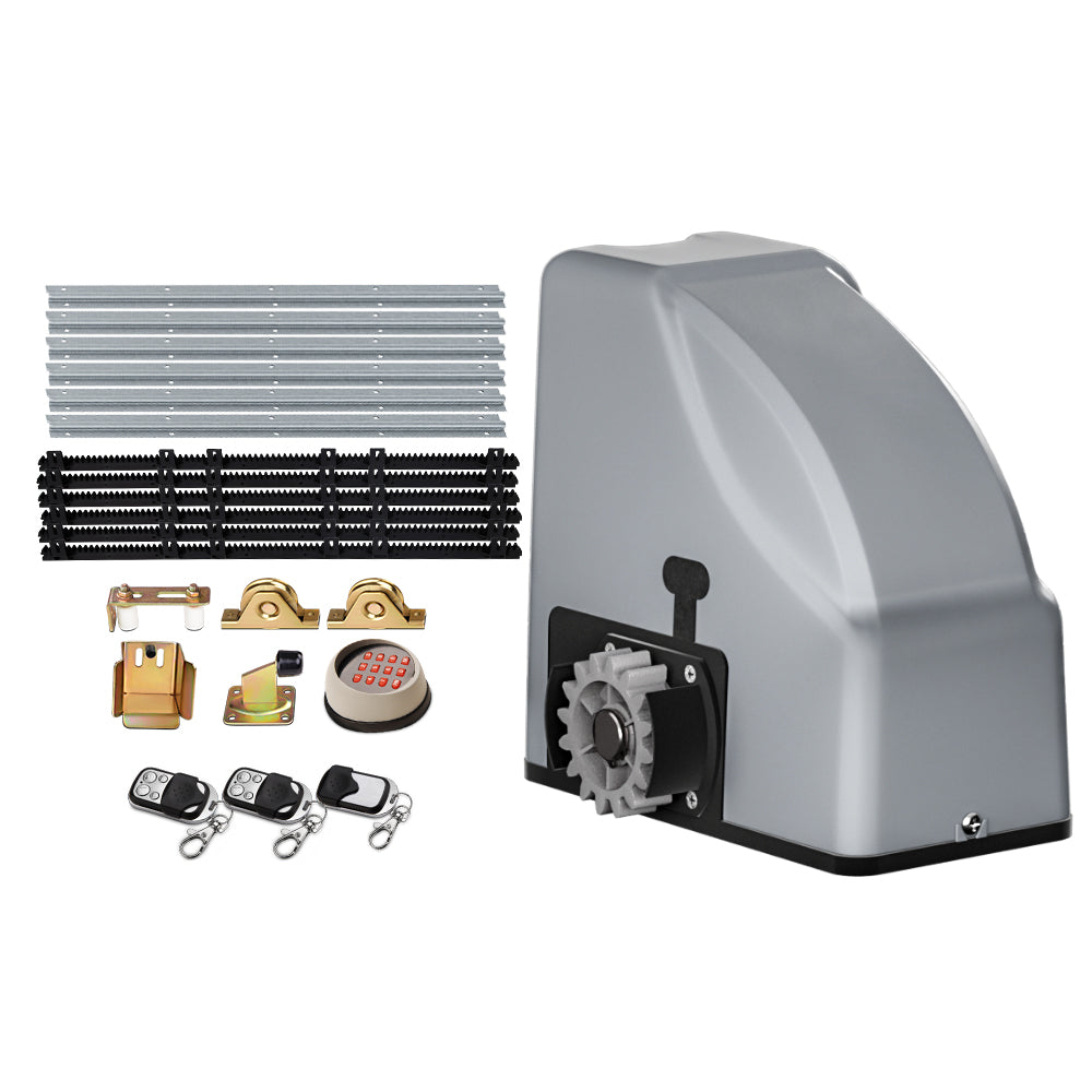 LockMaster Electric Sliding Gate Opener 800KG 6M Hardware Kit