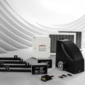 Lockmaster Automatic Sliding Gate Opener Kit 20W Solar Electric 4M 600KG - YDS.com.au