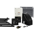 Lockmaster Automatic Sliding Gate Opener Kit 40W Full Solar Electric 6M 600KG