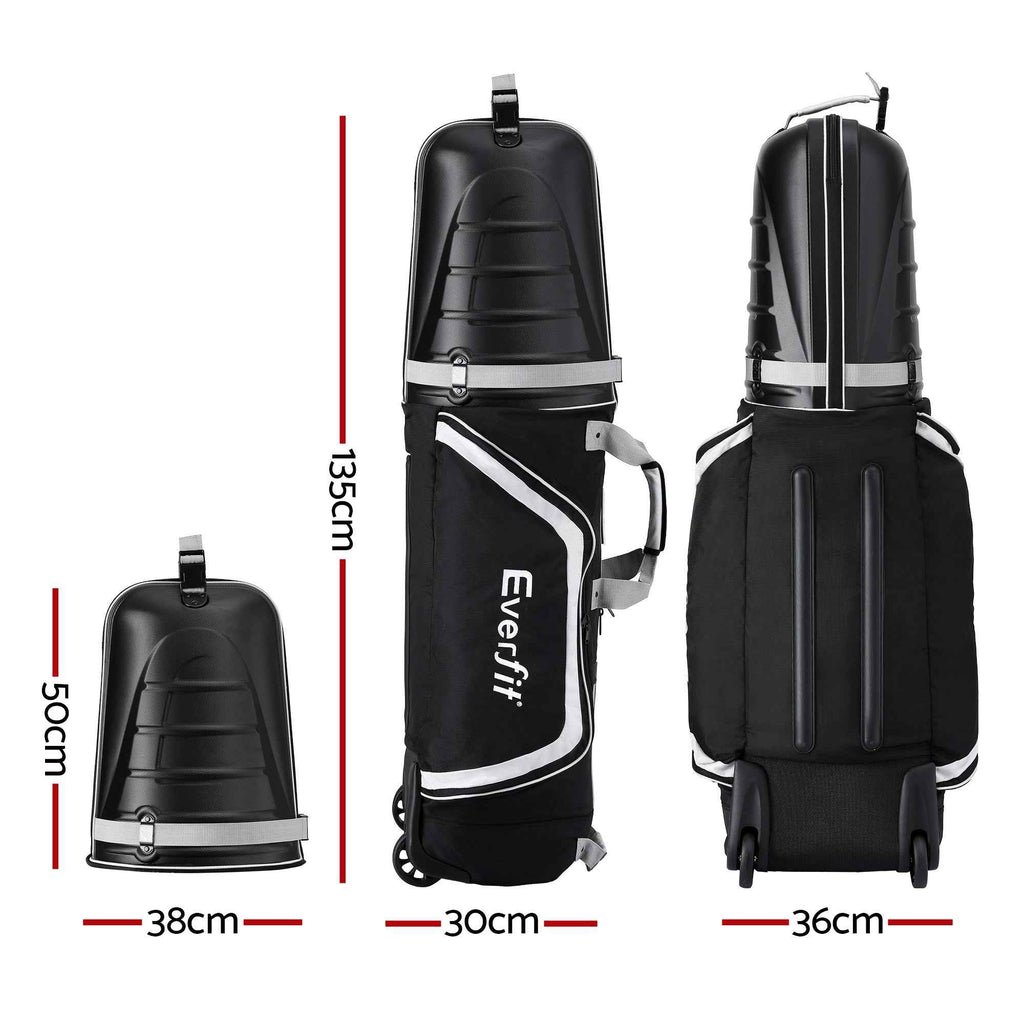 Everfit Golf Travel Bags for Airlines with Wheels Golf Clubs Hard Case Foldable