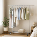 Artiss 2X Clothes Rack Airer Rail Coat Garment Stand Adjustable Hanger