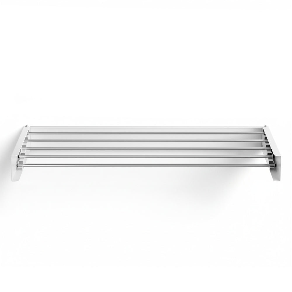 Artiss Clothes Rack Wall Mounted Airer Foldable White - YDS.com.au