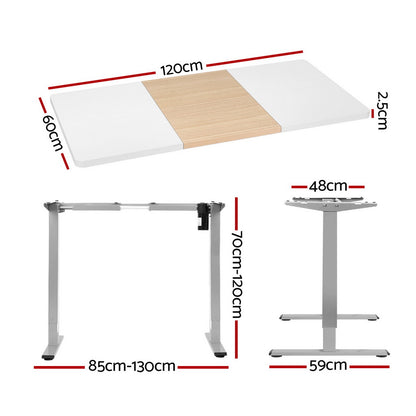 Artiss Standing Desk Electric Sit Stand Desks 120CM