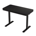 Artiss Standing Desk Motorised Electric Motor Drawer 120CM Black - YDS.com.au