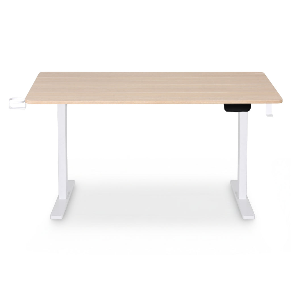 Artiss Standing Desk Motorised Touch Control Electric Oak 140CM - YDS.com.au