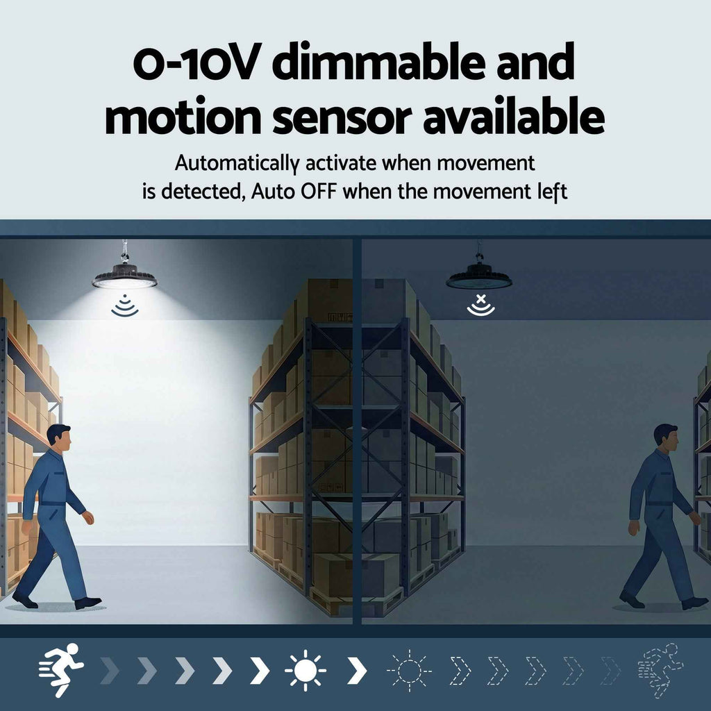 Leier 150W UFO LED High Bay Light Motion Sensor