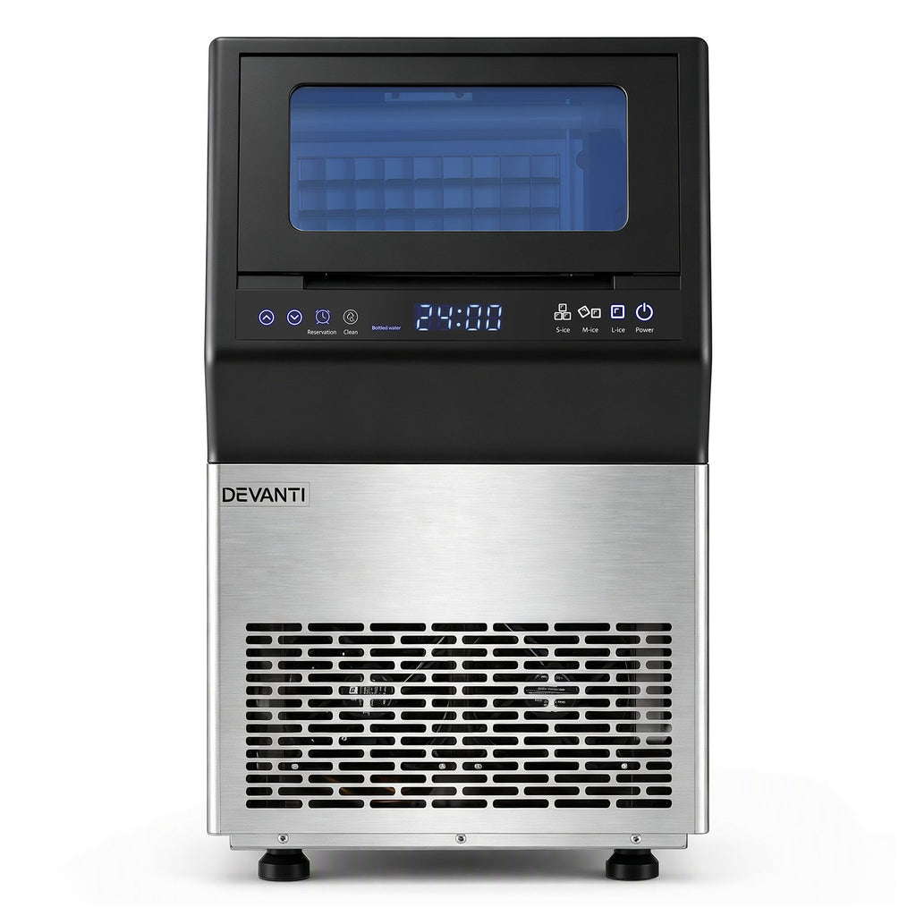 Devanti 35kg Commercial Ice Maker Freestanding Ice Cube Machine