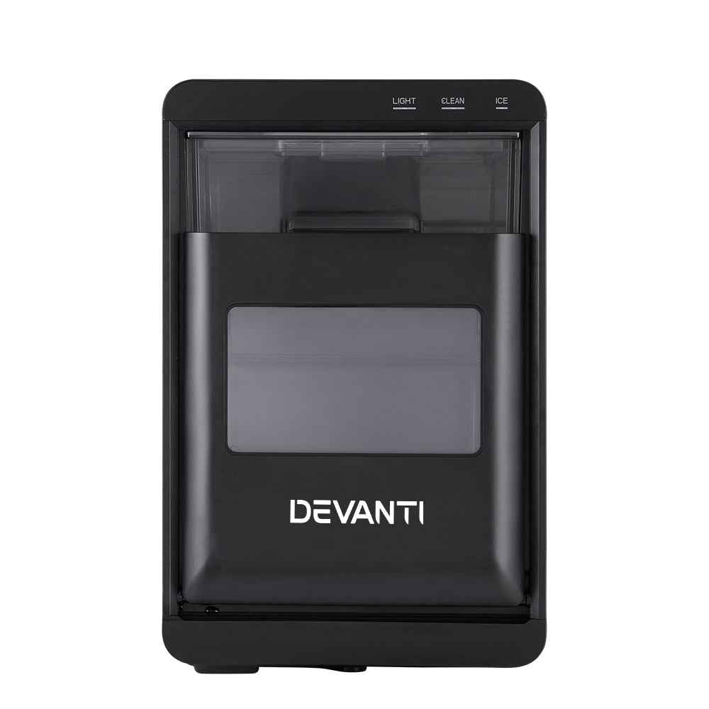 Devanti Ice Maker Machine 20kg Chewable Nugget Ice Countertop w/Self Cleaning