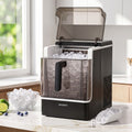 Devanti Ice Maker 23kg Portable Basket Square Cube Machine Black