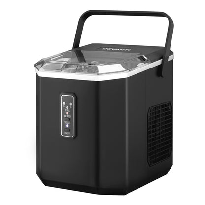 Devanti 12kg Ice Maker Machine 1.3L w/Scoop Holder Black