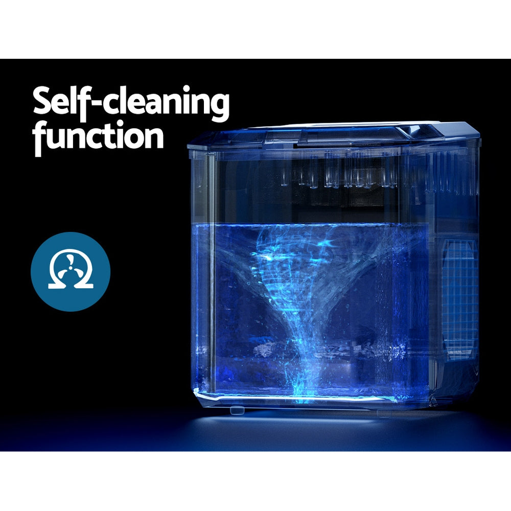 Devanti 12kg Ice Maker Machine Portable Ice Cube Tray Bar Countertop 2L Black - YDS.com.au