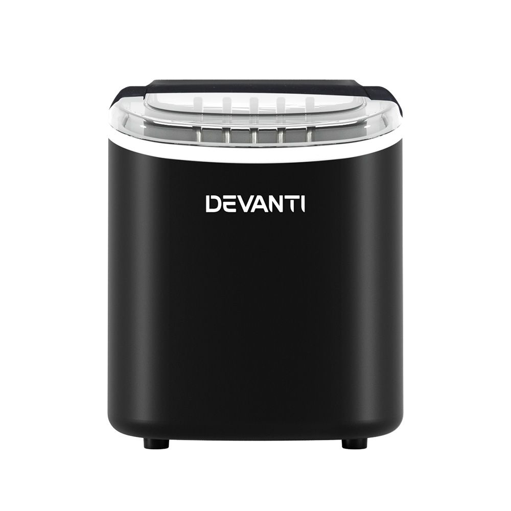 Devanti 12kg Ice Maker Machine w/Self Cleaning Black