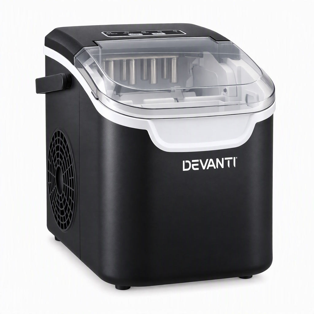 Devanti Ice Maker Ice Compact 12KG/24H Countertop Machine for Home