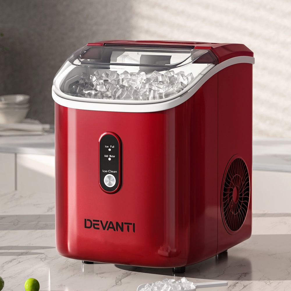 Devanti Ice Maker Machine 15kg Nugget Chewable Ice Cube - YDS.com.au