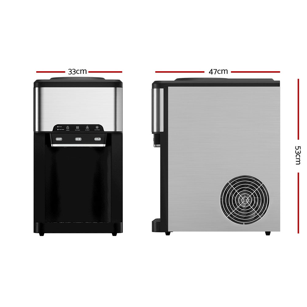 Devanti 20kg Ice Maker Machine with Water Dipenser - YDS.com.au
