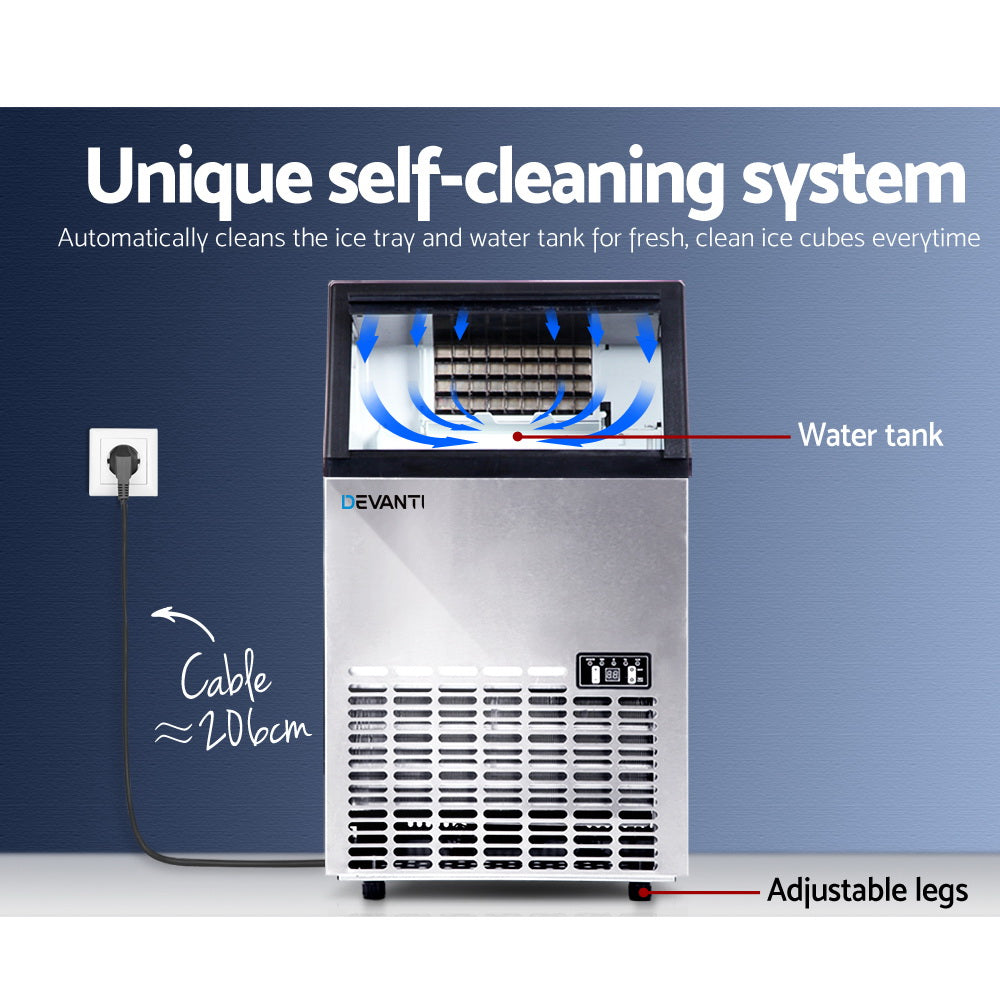 Devanti 60kg Commercial Ice Maker Machine - YDS.com.au
