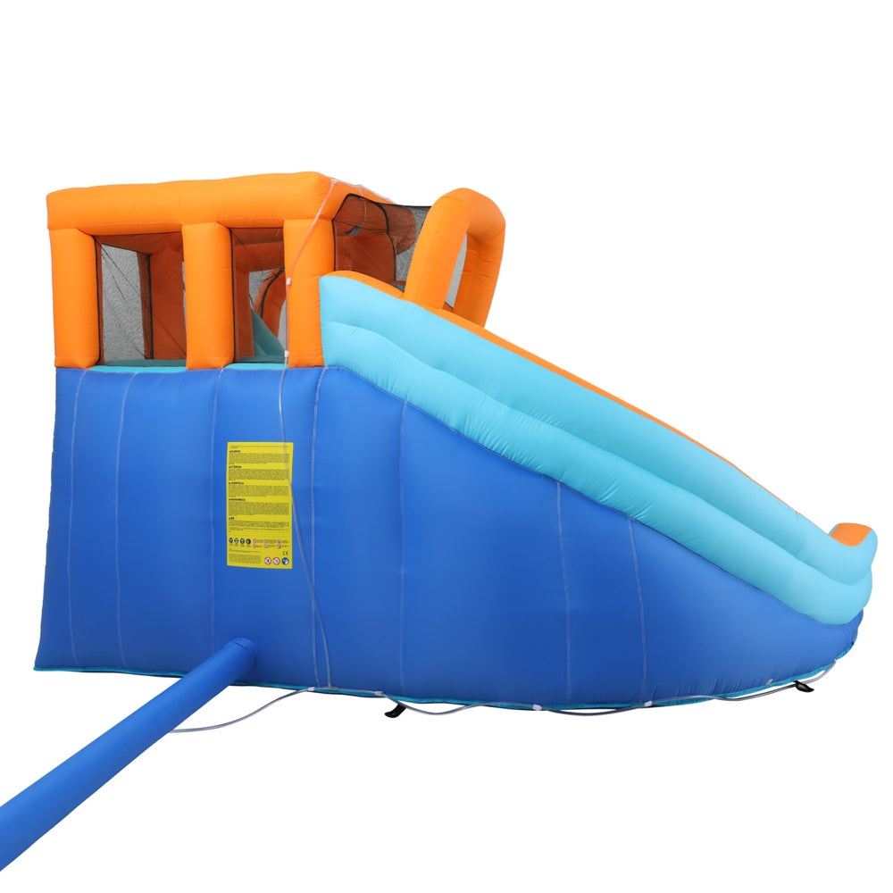 AirMyFun Kids Inflatable Pool Water Double Slide Park Jumping Castle 465X390CM