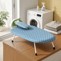 Artiss Tabletop Ironing Board with Small Ironing Boards with Folding Legs Blue