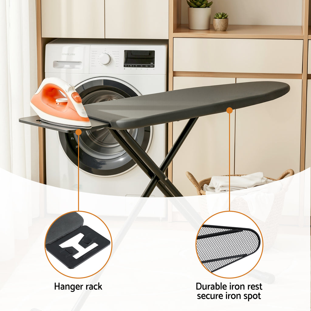 Artiss Ironing Board with Iron Rest with 3 Layers Extra Thick Cover Easy Storage
